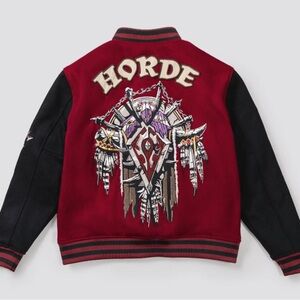 WORLD OF WARCRAFT HORDE VARSITY JACKET